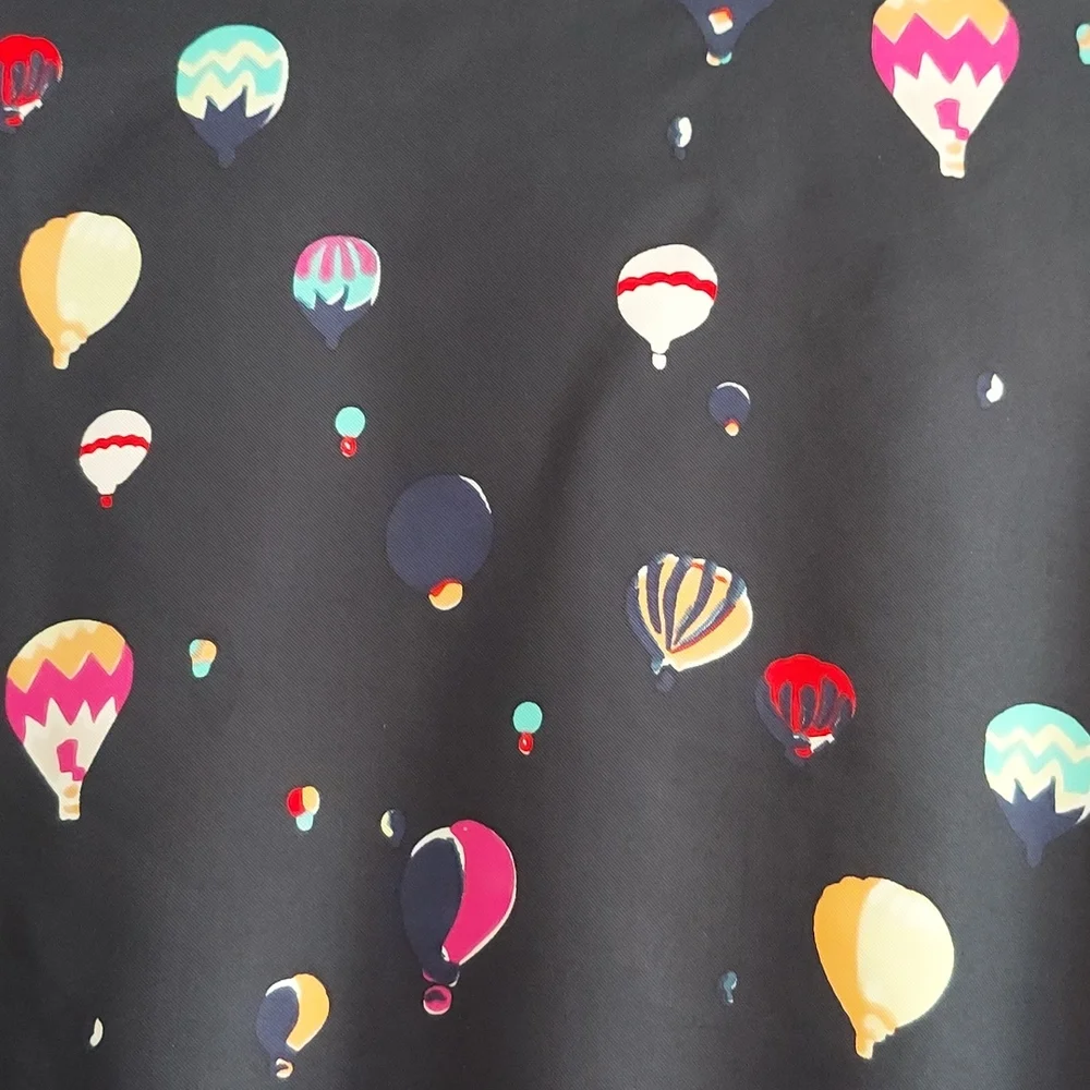 Kate Spade Head in the Clouds Hot Air Balloon Sweater Size Large Blue Multicolor - Picture 8 of 16